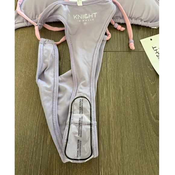 Knight Swim NWT Harley Amethyst Bikini 2 Pieces Set Swim Summer Size Medium - Picture 6 of 6
